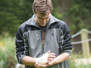 Rhys begins to shut everyone out over his injury.