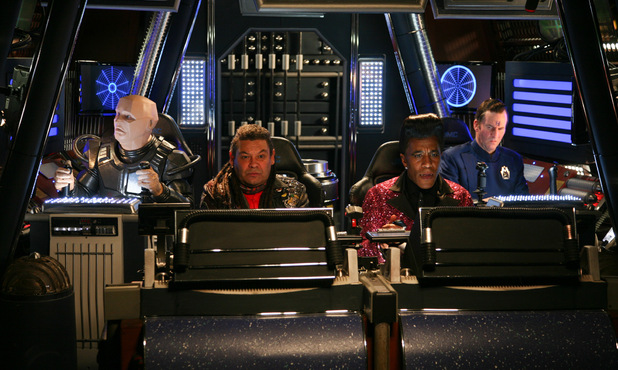 Red Dwarf X: Kryten, Lister, Cat and Rimmer