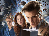 Doctor Who S07E04 - 'The Power of Three': Rory Williams (ARTHUR DARVILL), Amy Pond (KAREN GILLAN), The Doctor (MATT SMITH)