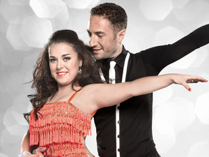 Dani Harmer and Vincent Simone