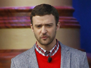 Justin Timberlake recites the poem 'Golf' at the Ryder Cup opening ceremony, September 26, 2012