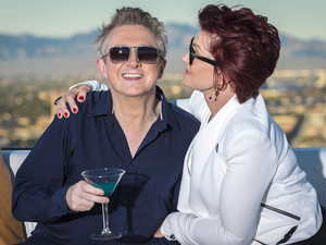 Louis Walsh is joined by Sharon Osbourne at Judges Houses on X Factor