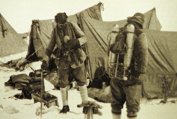 One of the last known images of Everest climbers George Mallory and Andrew Irvine, June 1924