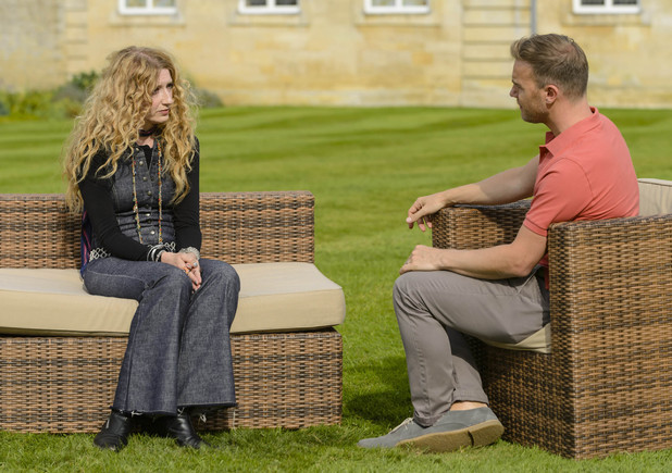 Melanie Masson and Gary Barlow