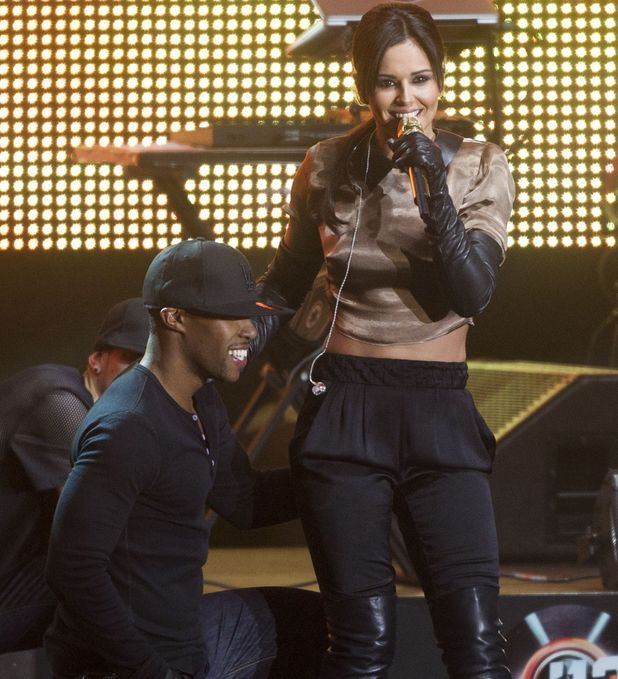 Headline: The Voice '12 concert, Tivoli, Copenhagen, Denmark - 24 Sep 2012
Subhead: Cheryl Cole and dancer boyfriend Tre Holloway