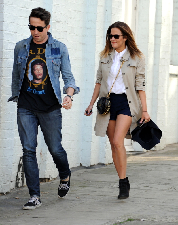 Nick Grimshaw and Caroline Flack