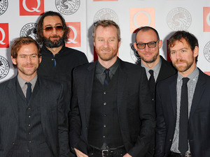 Matt Berninger, Aaron Dessner, Bryce Dessner, Bryan Devendorf and Scott Devendorf of The National,
The Q Awards 2010 held at the Grosvenor House -Arrivals.