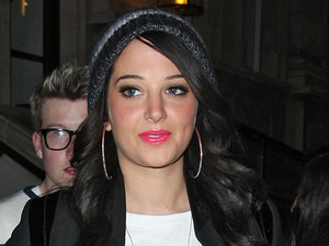Tulisa Contostavlos outside the Corinthia Hotel
London, England