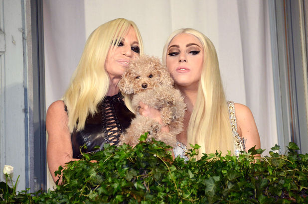Donatella Versace and Lady GaGa