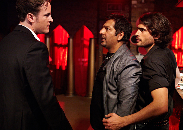 Masood stands up for Syed when Danny turns up.