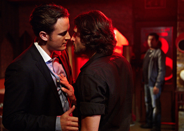 Masood catches Syed when Danny about to kiss.