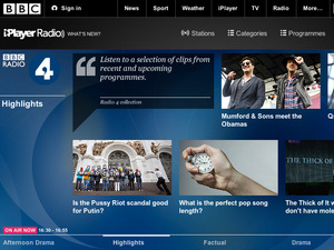 BBC iPlayer radio desktop screenshot