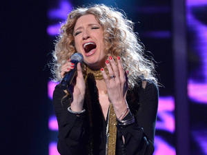 The X Factor Results Show: Melanie sings for survival