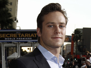 Armie Hammer arrives at the premiere of "Secretariat" in Los Angeles, Thursday, Sept. 30, 2010.