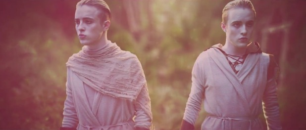 Jedward in 'Luminous' music video