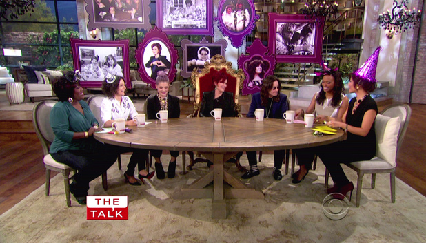 CBS show 'The Talk' celebrates Sharon Osbourne's 60th birthday (October 9, 2012)
