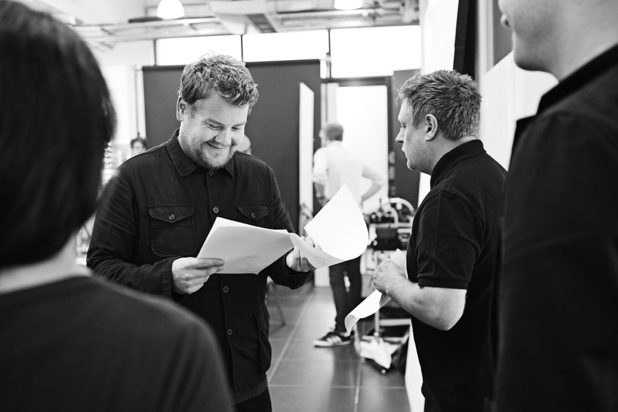 James Corden behind the scenes of Sightsavers