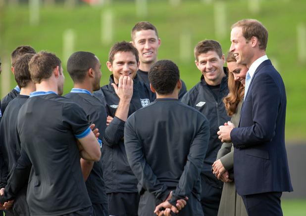 Prince William, Duchess of Cambridge, England squad