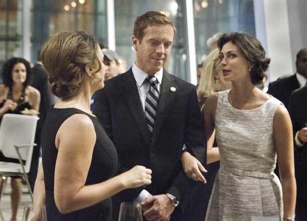 Damian Lewis and Morena Baccarin