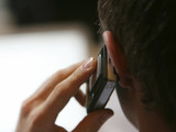 Man with a mobile phone