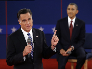 Obama/Romney second debate at Hofstra University, NY