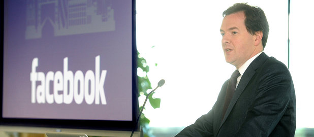 The grand opening of Facebook's new engineering centre in London: George Osbourne