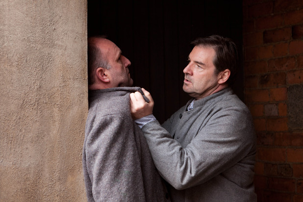 Downton Abbey S03E06: Jack Furnival as Craig and Brendan Coyle as Bates