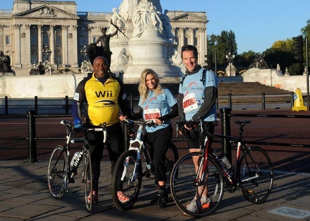 Anna with victor Ubogu and benedict Cumberbatch at palace to palace