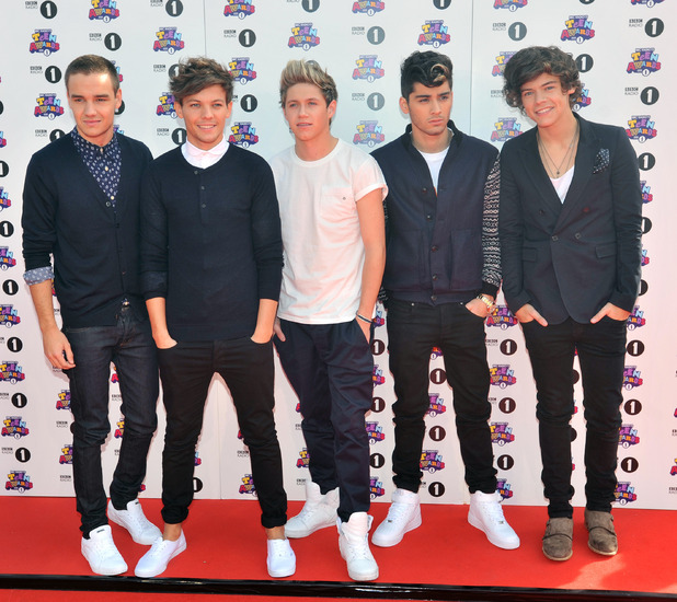 Liam Payne, Louis Tomlinson, Niall Horan, Zayn Malik and Harry Styles of One Direction
BBC Radio 1's Teen Awards 2012 held at Wembley Arena - Arrivals
London, England - 07.10.12
Mandatory Credit: Daniel Deme/WENN.com