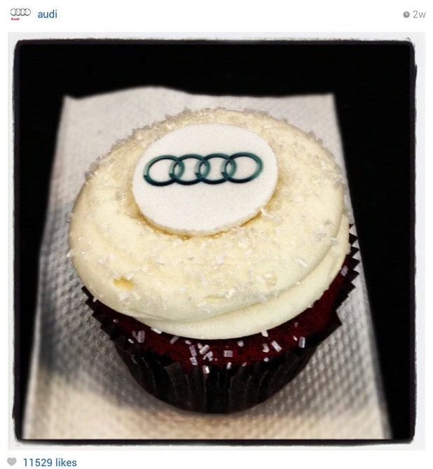 A screenshot of audi instagram page