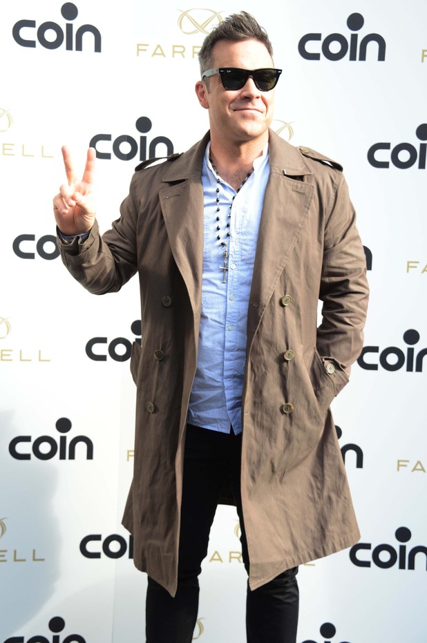 Robbie Williams at Coin in Milan