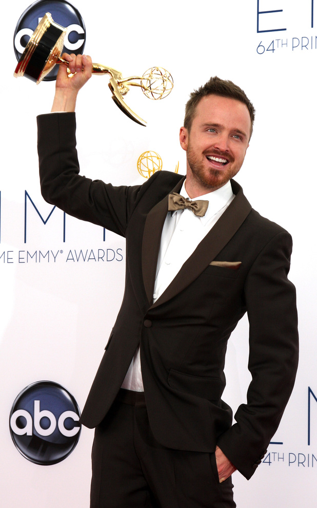Aaron Paul
64th Annual Primetime Emmy Awards, held at Nokia Theatre L.A. Live - Press Room
Los Angeles, California