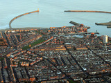 The city of Sunderland and the mouth of the River wear.