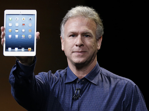 Phil Schiller, Apple's senior vice president of worldwide product marketing, introduces the iPad Mini
