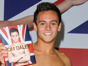 Tom Daley
signs copies of his autobiography 'My Story' at Waterstone's
London, England - 21.05.12
Mandatory Credit: WENN.com
