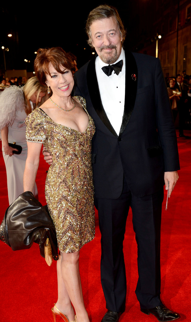 Kathy Lette and Stephen Fry
