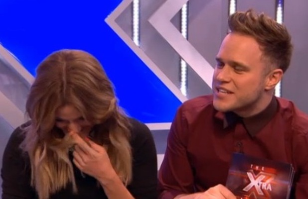 Caroline Flack and Olly Murs on The Xtra Factor 21.10.12