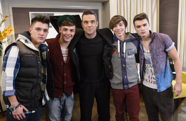 Robbie Williams, Union J, X factor