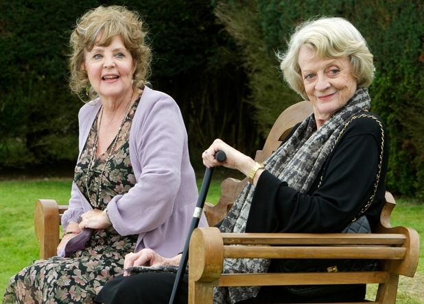 Pauline Collins and Maggie Smith in Quartet
