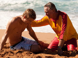Romeo injures himself whilst surfing.