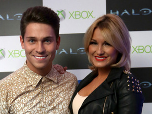 Joey Essex and Sam Faiers at the 'Halo 4' launch event.