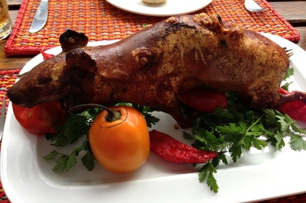 Phillip Schofield posts a picture of a roast Guinea Pig on Twitter