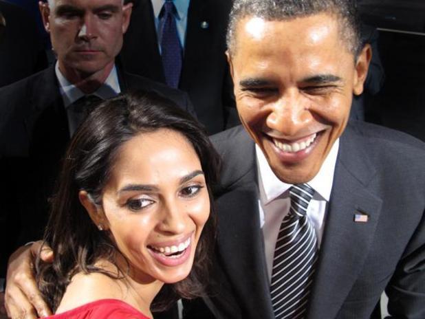 Mallika Sherawat and Barack Obama