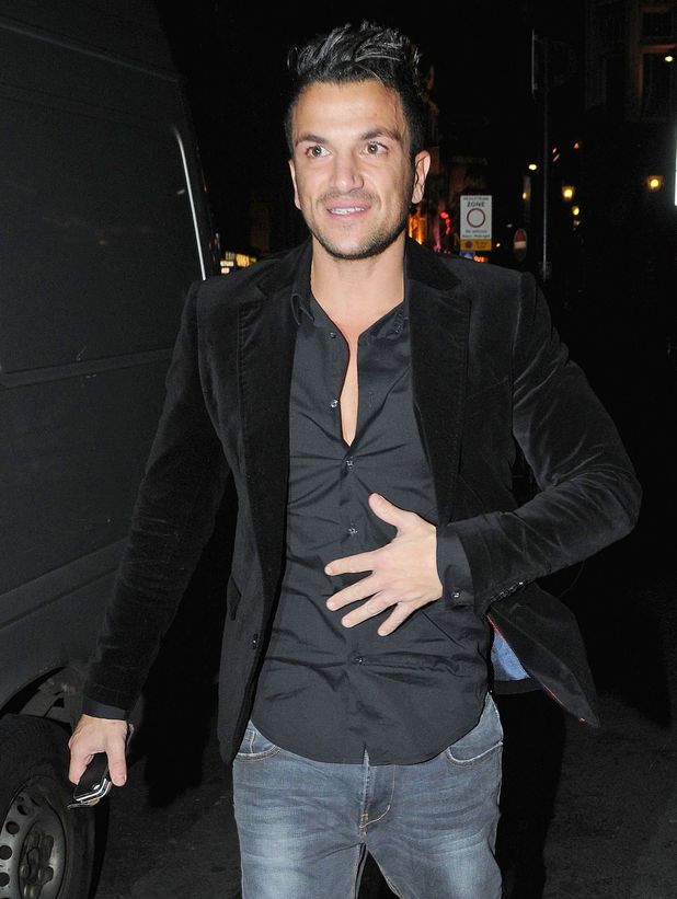 Celebrities attend an ITV2 dinner party at the W Hotel in London: Peter Andre