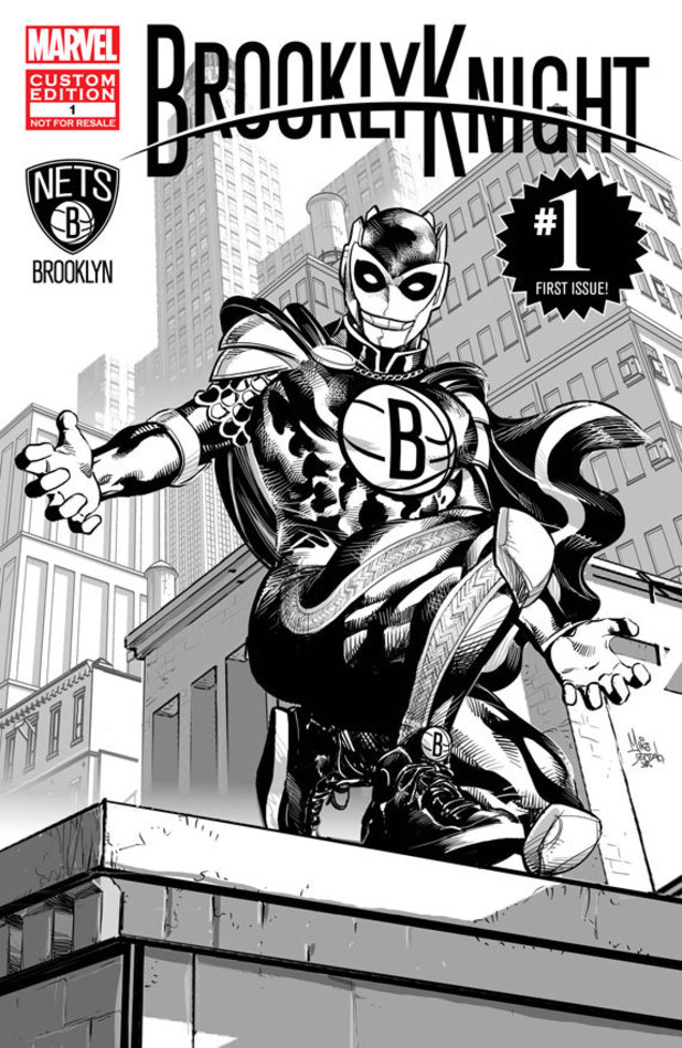 Marvel designs mascot for Brooklyn Nets