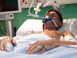Ste lies in a coma.