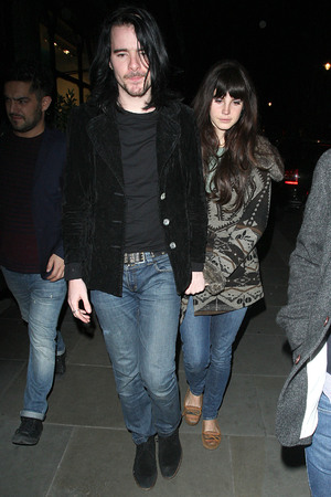 Lana Del Rey with boyfriend Barrie James O'Neil at Scotts restaurant
London, England