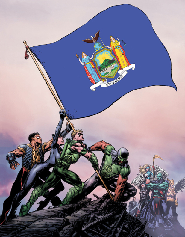 Justice League of America #1 New York variant