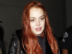 Lindsay Lohan at LAX
