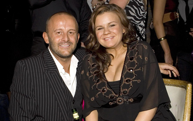 Kerry Katona with ex-husband Mark Croft (taken in February 2008)